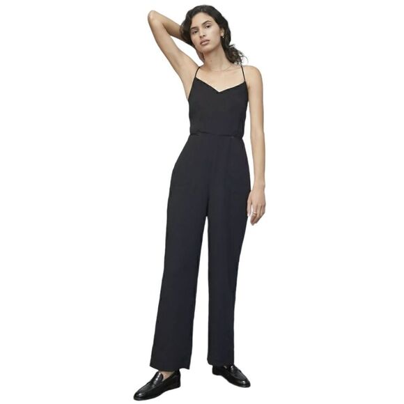 NWT Anthropologie Magdalena Black Jumpsuit by Maeve Size 4 - Picture 2 of 10